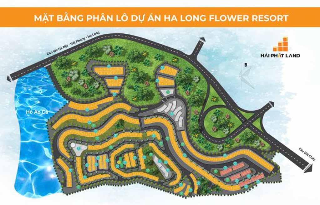 mat bang ha long flower resort