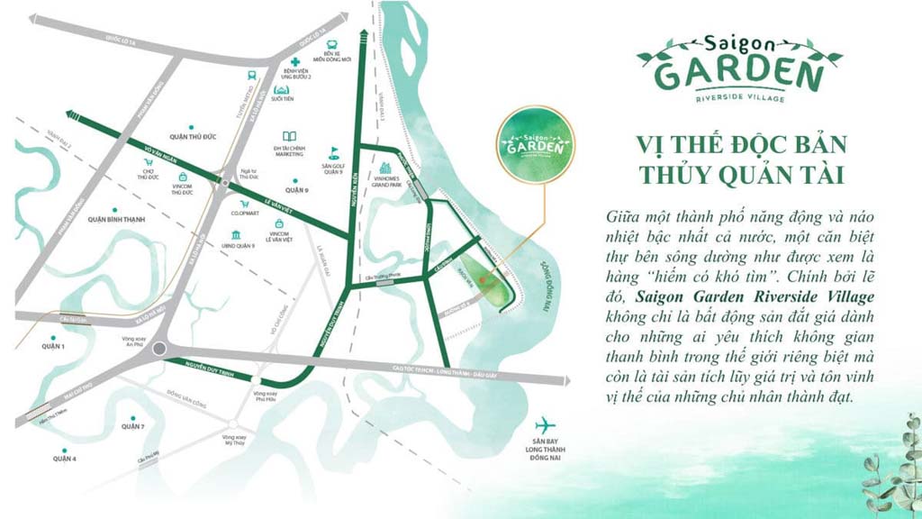 Vị trí Saigon Garden Riverside Village ở đâu? Tiềm năng ra sao?
