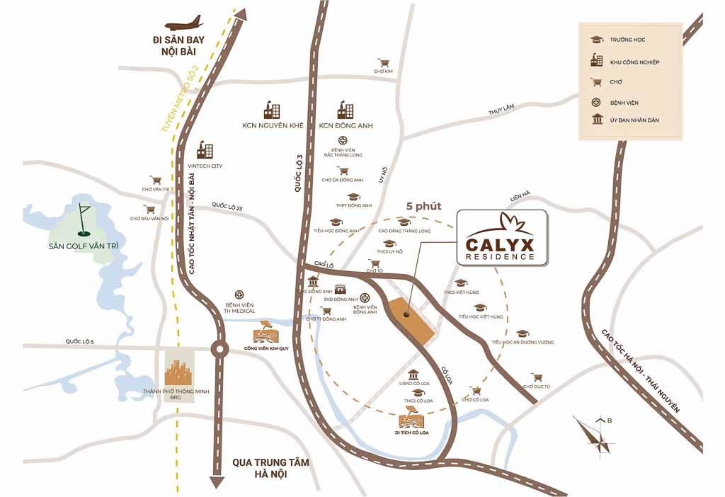 vi tri calyx residence