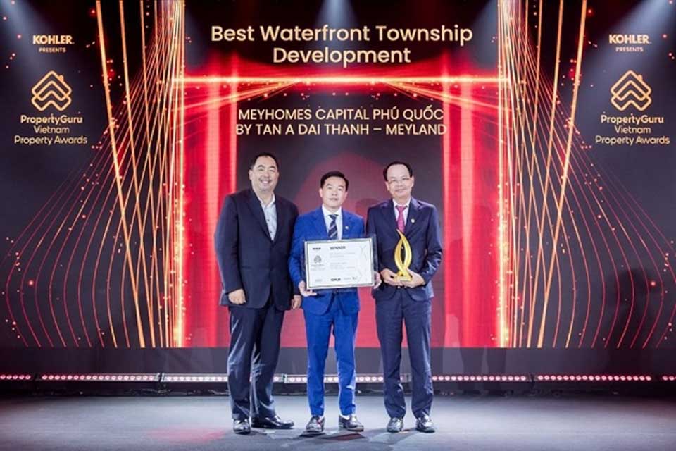 Meyhomes Capital nhận giải thưởng KĐT ven biển xuất sắc nhất 2023 và phân khu đáng đầu tư nhất