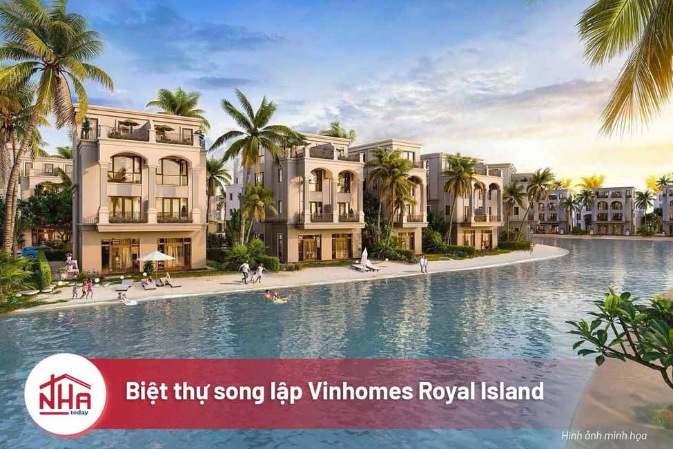 Biệt thự song lập Vinhomes Royal Island