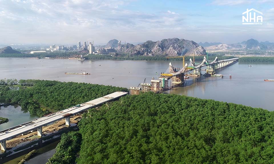 Hai cây cầu nghìn tỷ kết nối huyện Thuỷ Nguyên