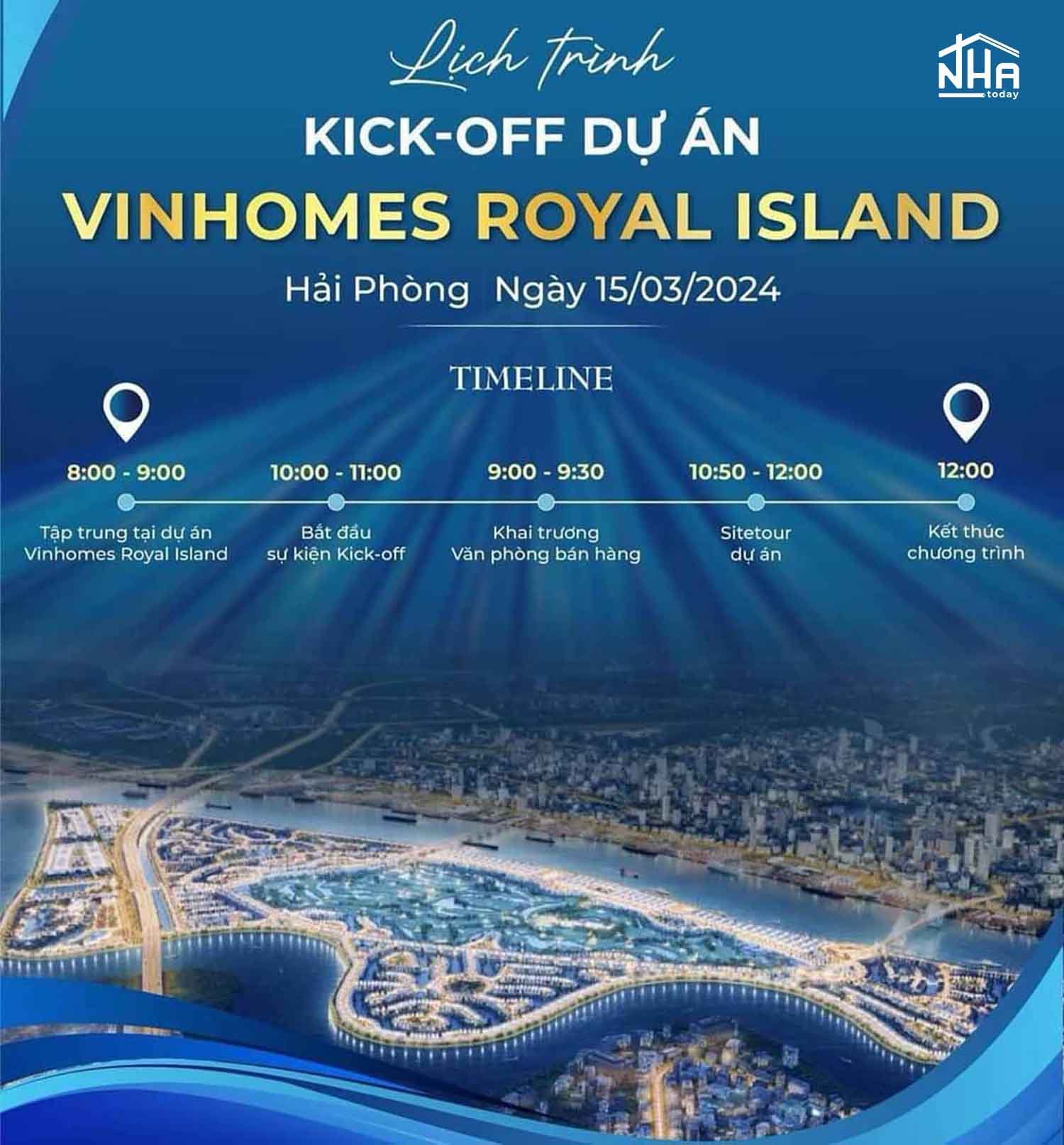 Lộ trình ra mắt chính thức Vinhomes Royal Island